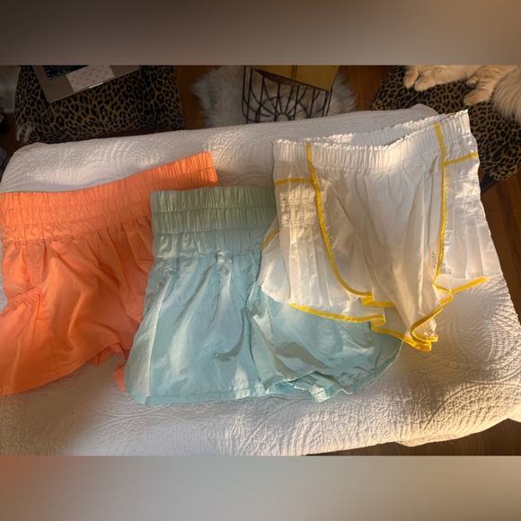 Free People Movement XS Athletic Running Shorts Bundle Pastel Tennis - Picture 6 of 7